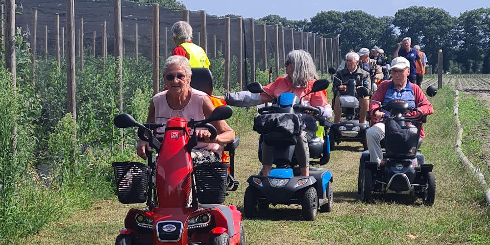 Scootmobieltocht 20 augustus 2025
