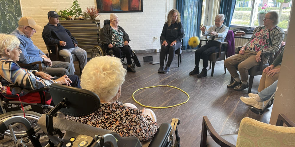 Welzijn Ouderen Mill - Gymnastiek in het Zorgcentrum in Mill