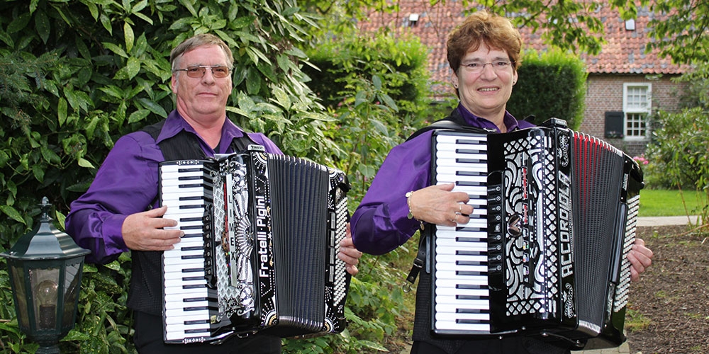 Gerard en Truus vormden vele jaren een accordeonduo