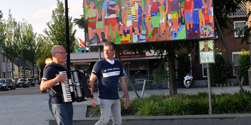 Het thema van de kunstroute 2016 was Kunst en Vierdaagse. (Foto: Cockie Kremers)