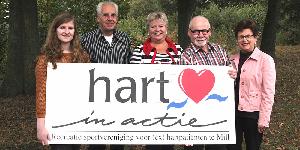 V.l.n.r. Lotte Albers, Ben Wijnen, Wilma de Klein, Toon Hermsen en Mieke van de Kolk. (Foto: Hans Hermsen)