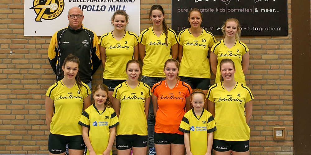 Fem en Bente waren 23 januari mini van de week bij Apollo dames 1.