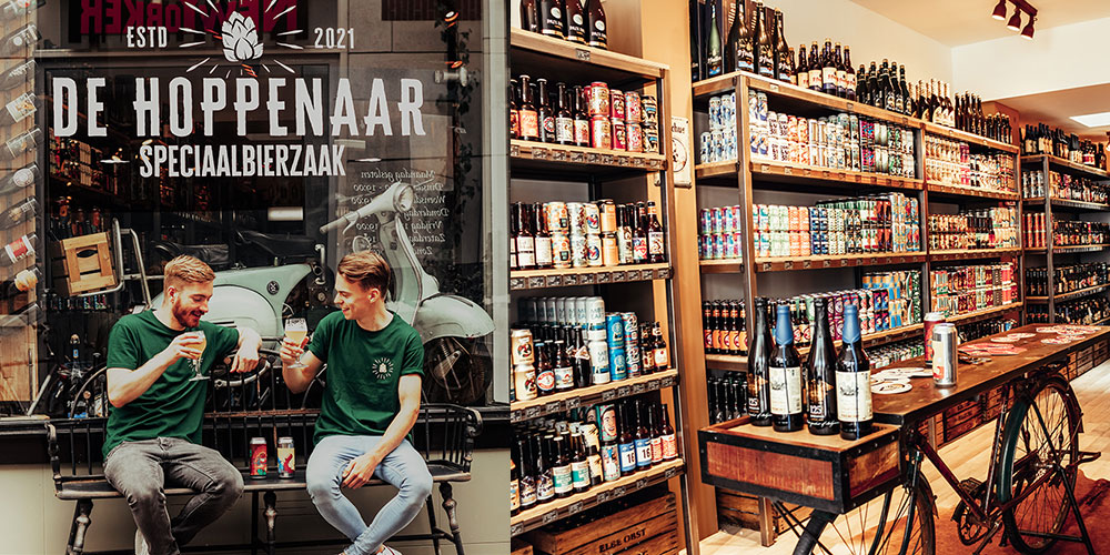 Sjors van Hal uit Mill speciaalbierwinkel de Hoppenaar in Arnhem -