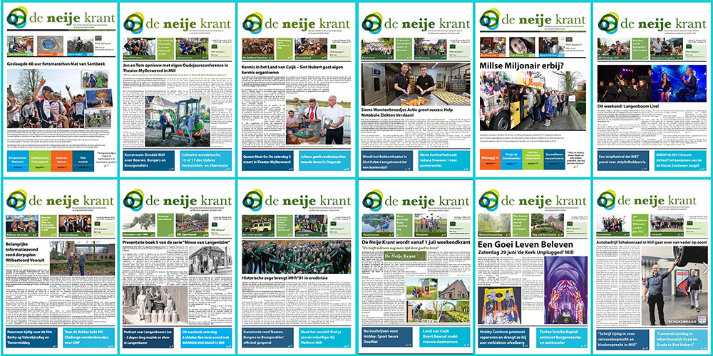 De Neije Krant viert 12,5-jarig jubileum met feestelijke loterij