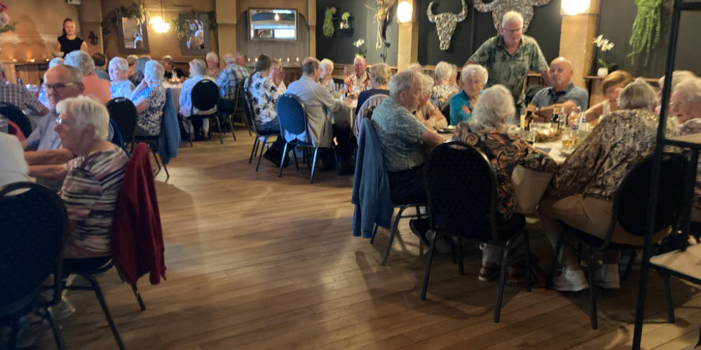 Grote belangstelling voor aspergemaaltijd van Senioren Belangenvereniging Mill