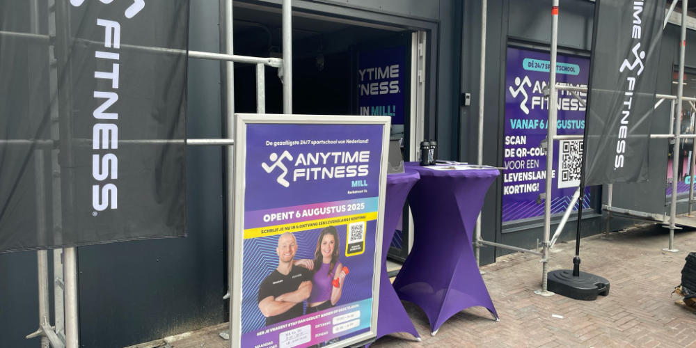 Nog minder dan 4 weken tot de opening van Anytime Fitness Mill - de club krijgt vorm!