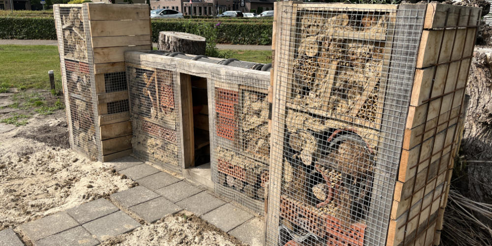 Unieke bijenburgt in Aldendrielpark: eerbetoon aan natuur en de heilige Ambrosius