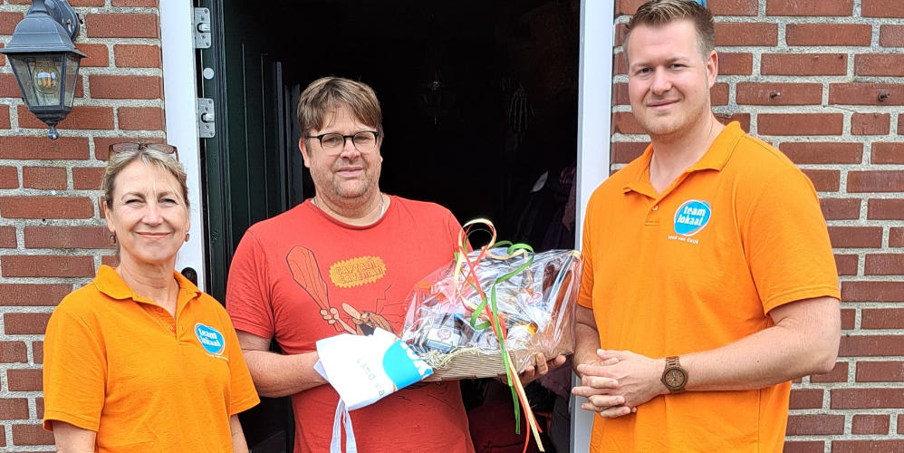 Joost Peters wint bij Team Lokaal op de 40e Vakantiejaarmarkt in Mill