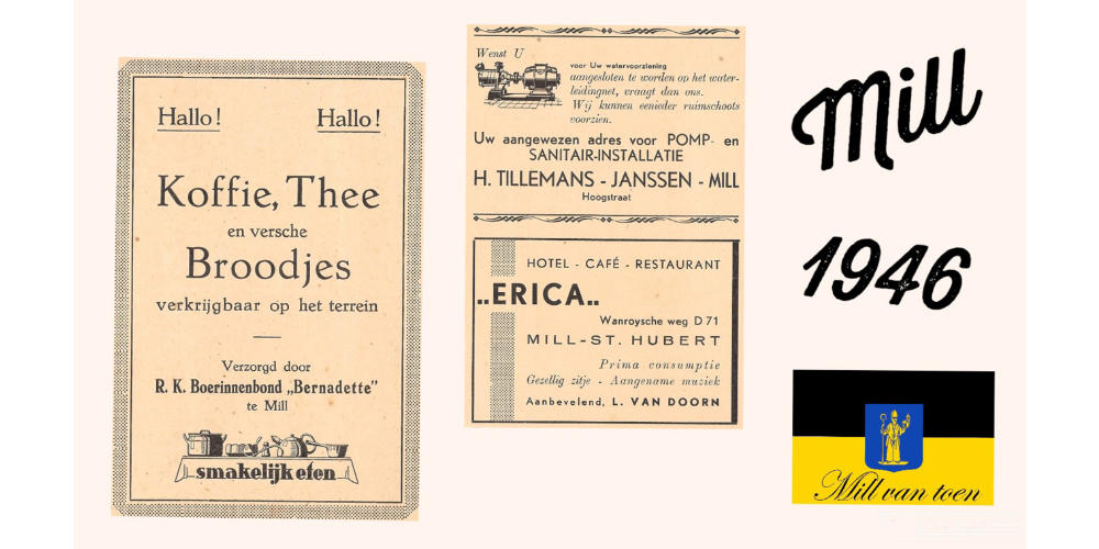 Mill van Toen: advertenties uit 1946