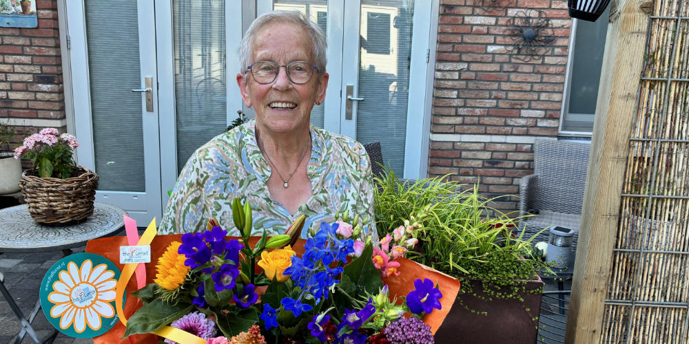 Weekboeket voor Cicka Beekmans in Langenboom