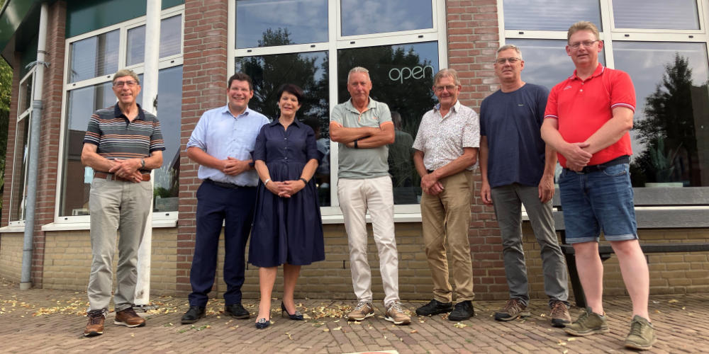Werkbezoek wethouders verduurzaming De Wester in Mill