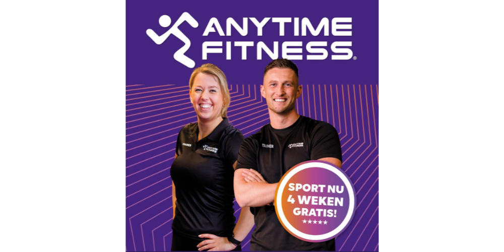 Laatste kans bij Anytime Fitness Mill - nog tot en met zondag 2 november: 4 weken gratis sporten