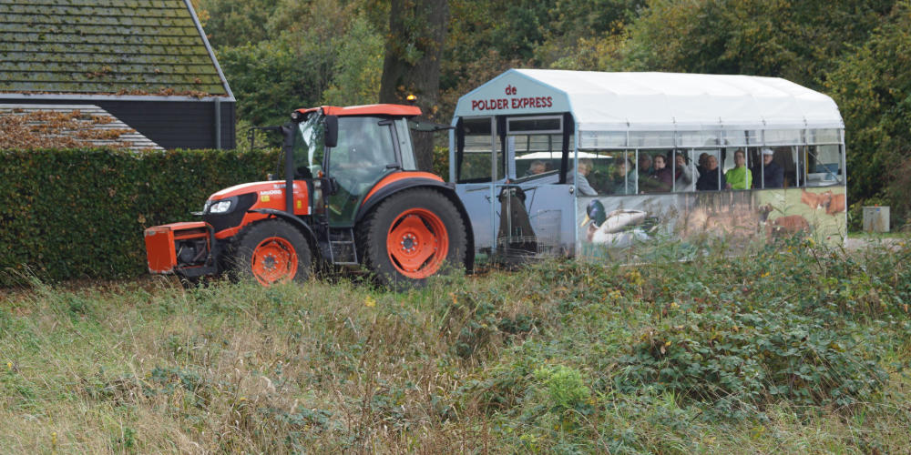 Senioren Belangenvereniging Mill op pad met Polder Express