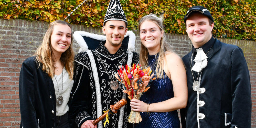 Komende zaterdag receptie voor prins Ko, prinses Lobke en jongkers Jara en Ruben