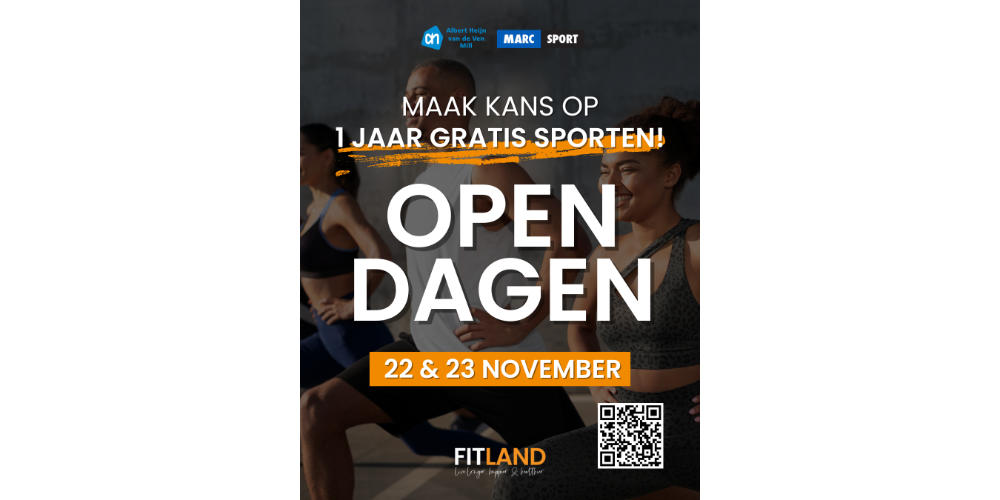 Open dagen bij Fitland met kans op 1 jaar gratis sporten