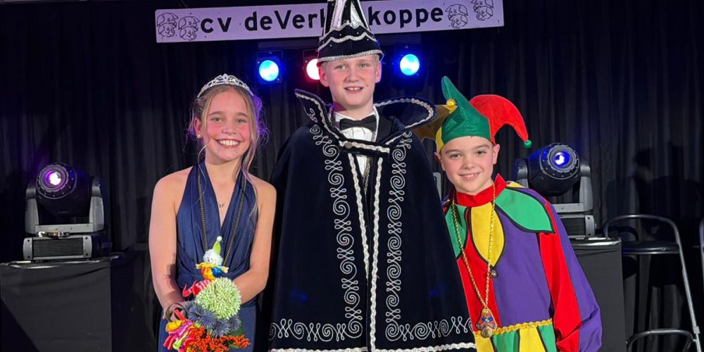 Zondag 9 november verschenen de nieuwe jeugdheersers van de Verkuskopkes!