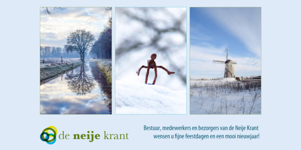 Onze bezorgers brengen onze feestgroet - Een fooi mag altijd