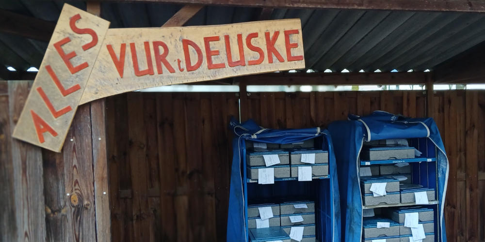 Dankjewel bezorgers Tafeltje-dek-je