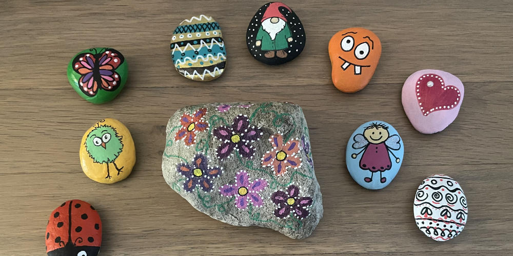 Gratis workshop Stenen schilderen in De Huiskamer in De Wester