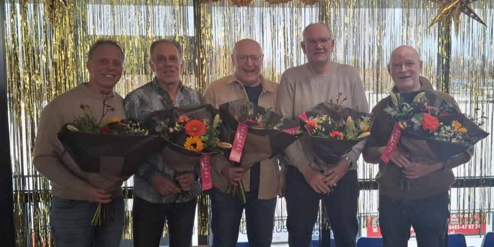 Jubilarissen gehuldigd tijdens nieuwjaarsbijeenkomst 2026 van RKSV Juliana