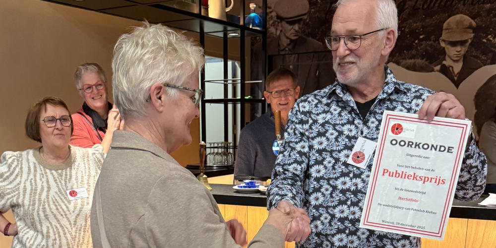 Winnaars fotowedstrijd van Fotoclub Kiekus bekend