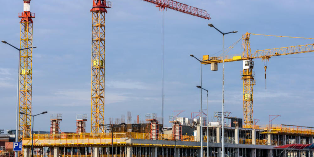 Betonplaten met of zonder wapening voor bedrijfsterreinen