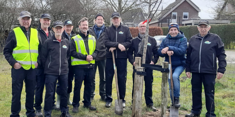Verbinding tussen Mill en Sevenum versterkt met bijzondere appelbomen
