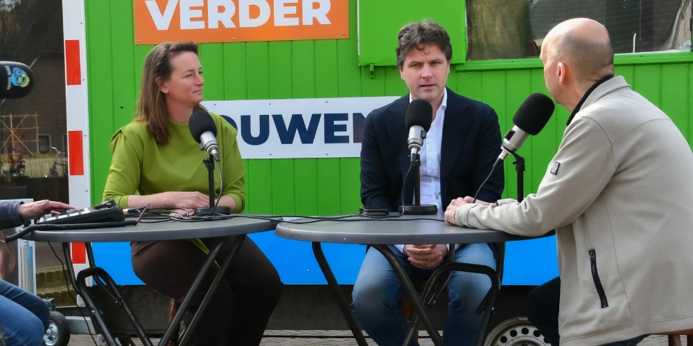 Henri Bontenbal brengt werkbezoek aan Land van Cuijk en schuift aan bij Neije Krant Podcast