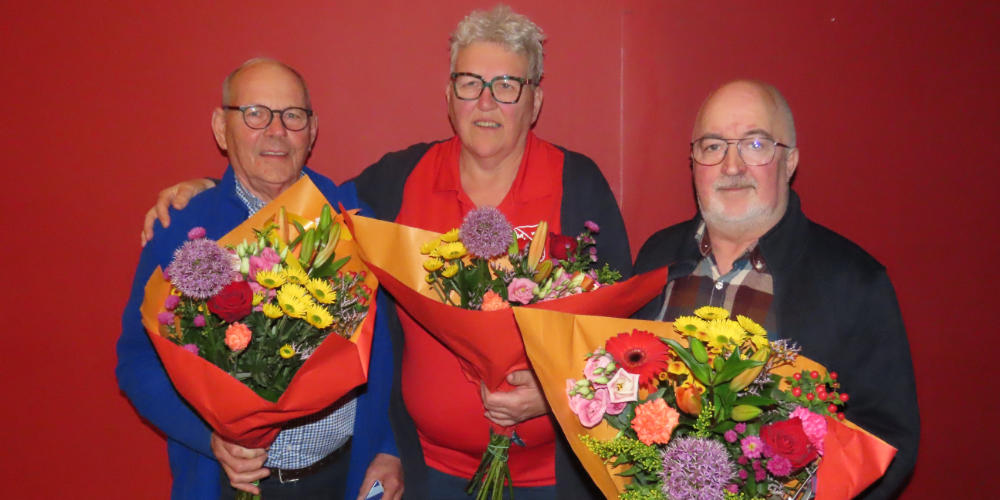 Jubilarissen in het zonnetje bij WSV Amicitia in Mill