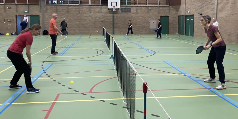 Nu wekelijks Pickleball spelen in sporthal De Looierij in Mill!