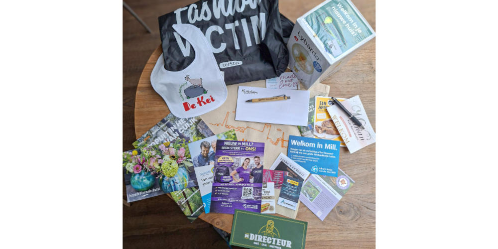 Dorpsraad Mill verwelkomt nieuwe inwoners met speciaal welkomstpakket