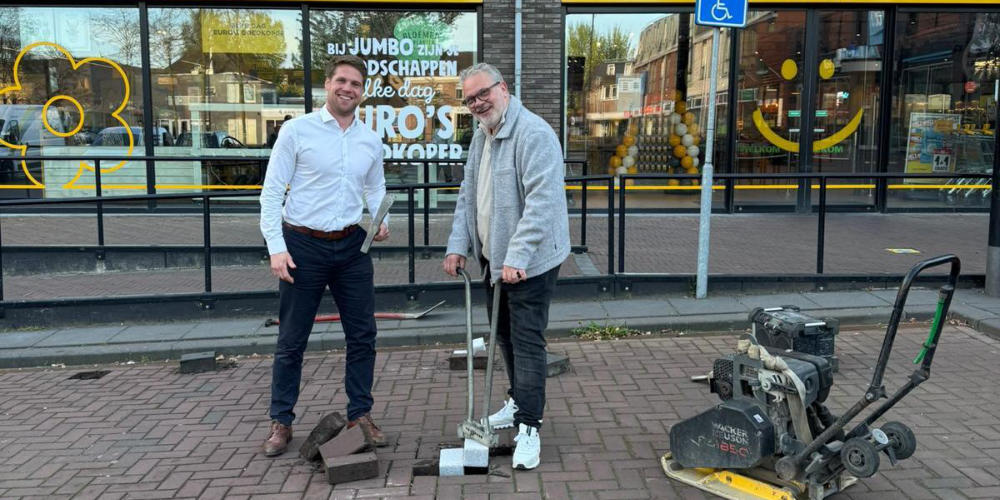 Proef met nieuwe belijning op parkeerterrein Markt in Mill van start