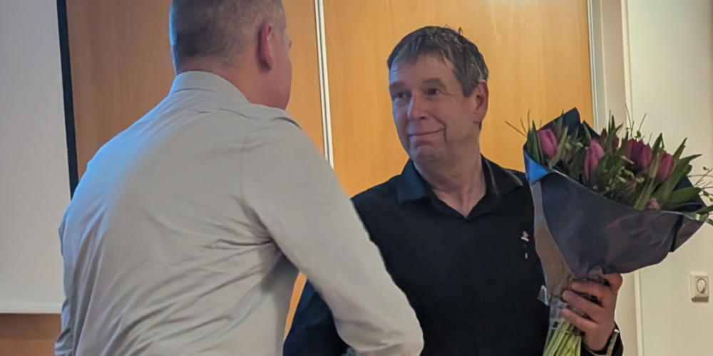 Theo de Wit jubileert bij De Bokken