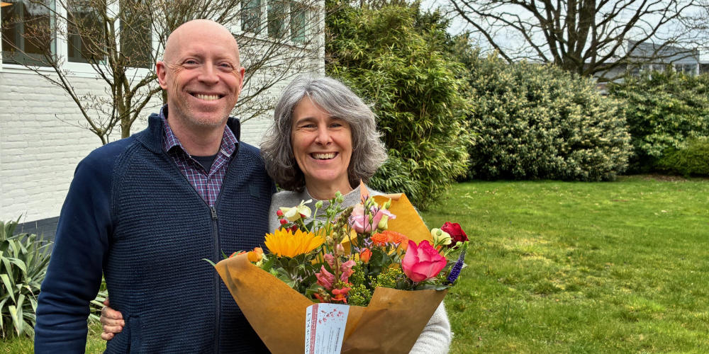 Weekboeket voor huisartsen in verband met 20-jarig jubileum