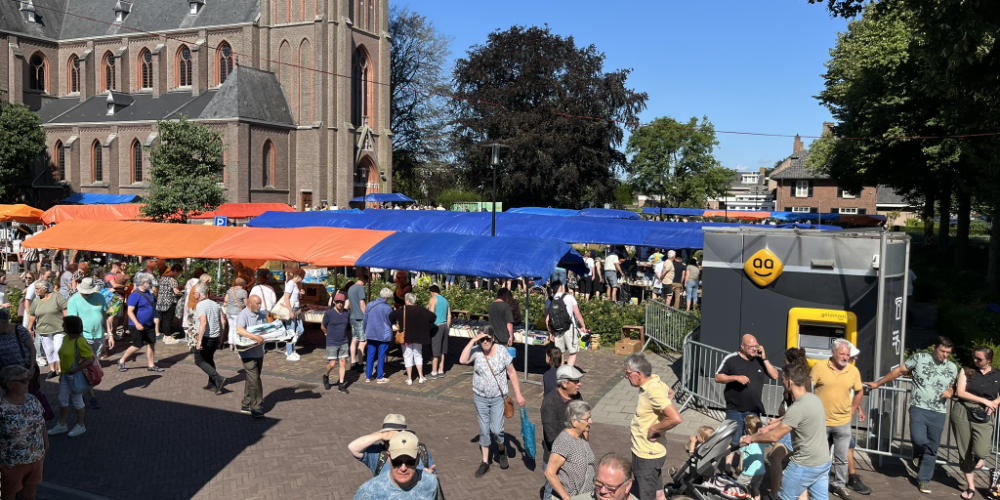 Gezellige rommelmarkt in Wanroij op zondag 26 juli
