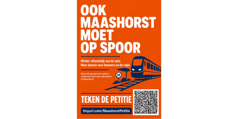 Petitie rond treinstation in Uden ook interessant voor inwoners in Mill en omgeving