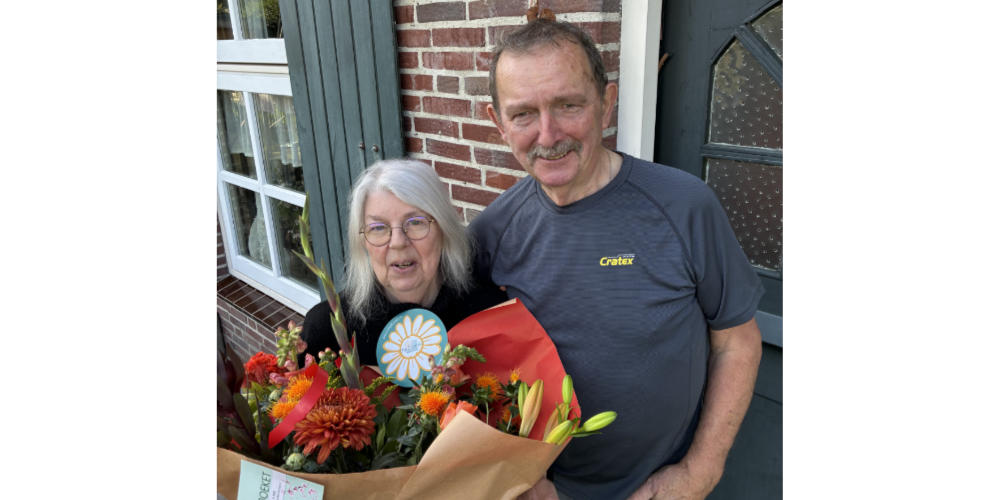 Weekboeket voor Mari en Ine van Eeuwijk