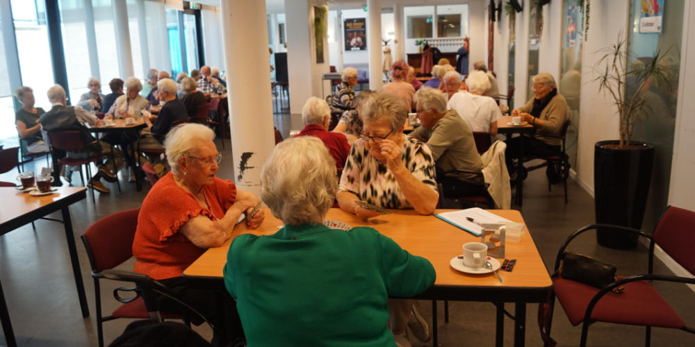Gemeentelijke kaartmiddag georganiseerd door Welzijn Ouderen Mill