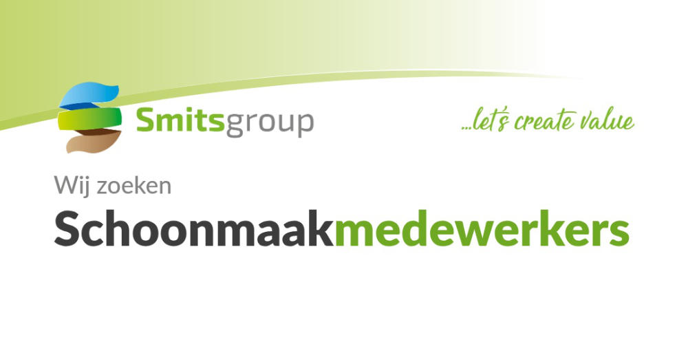 Vacature: Schoonmaakmedewerker - Smits Group | Fulltime of parttime | Werktijden in overleg